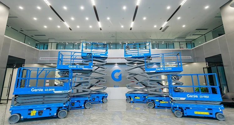 The new scissor lift range from Genie.