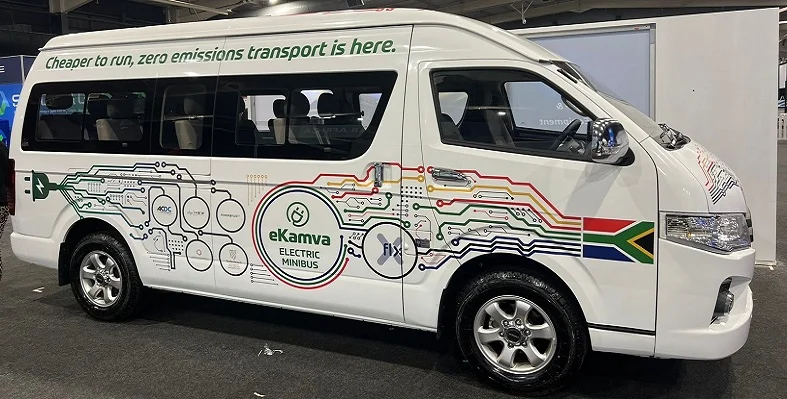 The new eKamva electric taxi.