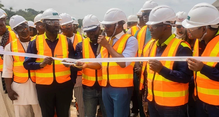 The tape cutting ceremony of the new facility.