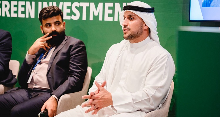  Mansoor Hamayun, CEO of Bboxx, and Ammar Shahib, head of investments and projects at EnerTech, speaking on a panel at COP28. 