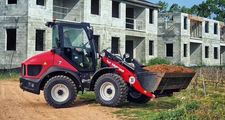 Machinery of Yanmar CE sporting the Premium Red paint. 